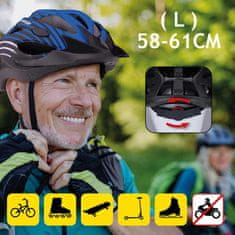 Miramarket Dunlop - Kolesarska čelada za MTB r. L (modra)