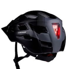 Miramarket Dunlop - MTB kolesarska čelada 6xLED r. M (črno-siva)