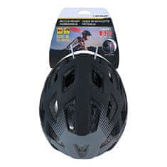 Miramarket Dunlop - MTB kolesarska čelada 6xLED r. M (črno-siva)