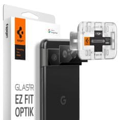 NEW SPIGEN OPTIK.TR "EZ FIT" ZAŠČITA ZA KAMERO 2-PACK GOOGLE PIXEL 8 ČRNA