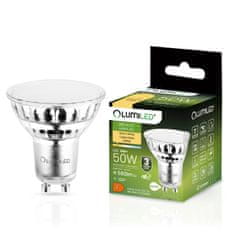 LUMILED 10x LED žarnica GU10 6W = 50W 580lm 3000K Toplo bela 120°