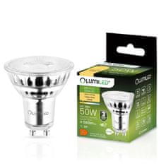 LUMILED 10x LED žarnica GU10 6W = 50W 580lm 3000K Toplo bela 38°