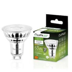 LUMILED 10x LED žarnica GU10 6W = 50W 580lm 4000K Nevtralno bela 38°