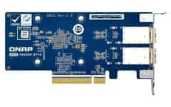 Qnap QXG-10G2SF-X710 - dvopriključna omrežna razširitvena kartica SFP+ 10GbE; nizkoprofilna zasnova; PCIe Gen3 x8