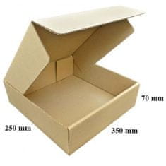 PIGO Škatla paketna sendbox 350x250x70mm d20