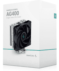 DEEPCOOL AG400 hladilnik za procesor, 120 mm, črn