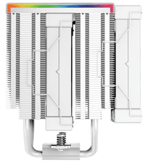 DEEPCOOL AG400 WH ARGB hladilnik za procesor, 120 mm, bel