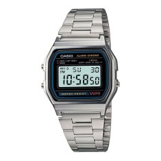 Casio Ura uniseks Casio A158WA-1 Črna Srebrna (Ø 33 mm)