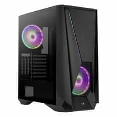 Aerocool Ohišje Midi-Stolp ATX Aerocool VISORBK LED RGB Črna