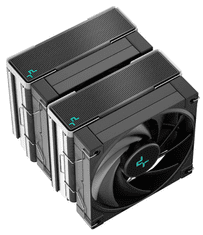 DEEPCOOL AK620 hladilnik za procesor, 2× 120 mm, črn