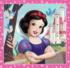 Trefl Puzzle Disneyjeve princeske: Vaina, Locika in Sneguljčica 3 v 1 (20, 36, 50 kosov)