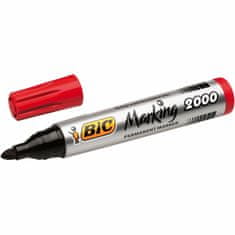 Miramarket Trajni marker Bic Marking 2000 Rdeča 12 Kosi