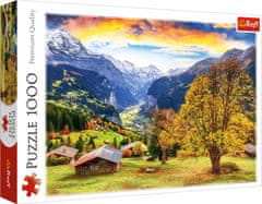 Trefl Puzzle Slikovita alpska vas 1000 kosov