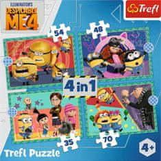 Trefl Puzzle Me, the villain 4: Madness Mimoni 4 v 1 (35,48,54,70 kosov)