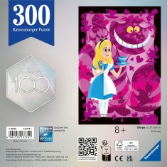 Ravensburger Puzzle Disney 100 let: Alica v čudežni deželi 300 kosov