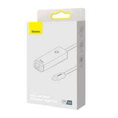 BASEUS Omrežni adapter Baseus Lite Series USB-C na RJ45 (siv)