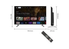 SmartTech 43" 4G Quantum Dot Google TV 144 Hz 43QG04G gaming televizor