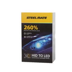 STEELMATE Komplet LED D3S LED žarnic za žaromete STEELMATE