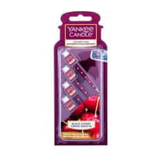 Yankee Candle Black Cherry Vent Stick 4 kos osvežilec za vozilo v obliki palčke