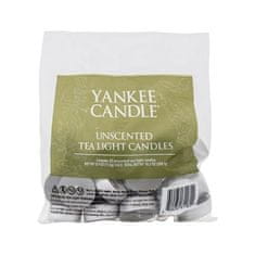 Yankee Candle Tea Light Candles Unscented 290 g sveče brez vonja 25 kos