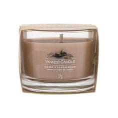 Yankee Candle Amber & Sandalwood 37 g dišeča svečka