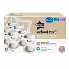 Tommee Tippee CTN Steklenička za dojenčke, 6x260 ml, 0m+