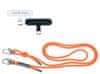 Mobile-origin Lanyard rope 6 mm, Orange, 82 - 163cm