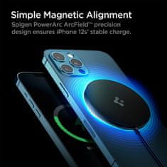 Spigen Power Arc ArcField Magnetic Wireless Charger, black - Fast Charging/7.5W