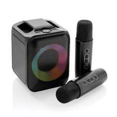 A DESIGN Brezžični zvočnik za karaoke z dvema mikrofonoma Singvibe, 5 W, 2000 mAh