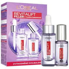 Loreal Paris Revitalift Filler HA Set serum za obraz Revitalift Filler HA 1,5% 30 ml + serum za okoli oči Revitalift Filler HA 2,5% 20 ml za ženske