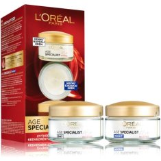 Loreal Paris Age Specialist 45+ Set dnevna krema za obraz Age Specialist 45 50 ml + nočna krema za obraz Age Specialist 45 50 ml za ženske