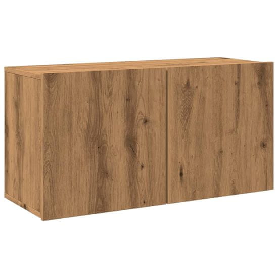 Vidaxl Stenska TV omarica artisan hrast 80x30x41 cm