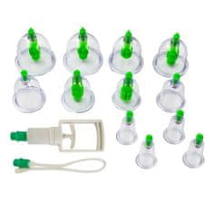 Cupping Therapy vakuumske banke 12ks, roza