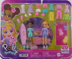 Polly Pocket Mattel : Spreminjanje barvekomplet za igranje na plaži (HRD61)