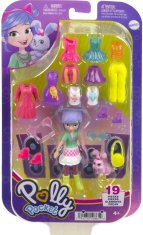 Polly Pocket Mattel Lutka za jutranji sprehod s hišnim ljubljenčkom (HKV94)