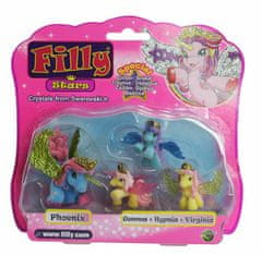 Alltoys Figurice družine Filly Stars 1+3ks 4 vrste na kartici 18x17cm