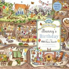 Magic cat Chronicle Books Bunny's Birthday Puzzle100 kosov