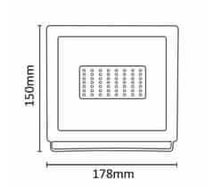 Asalite Slim 50 W reflektor, 4500 K (ASAL0297)