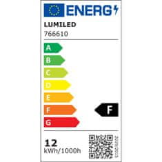 LUMILED LED žarnica GX53 12W = 75W 1100lm 3000K Topla bela 120°