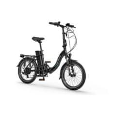 Eco Bike Even električno zložljivo kolo, 17,5 Ah, 630 Wh, črno