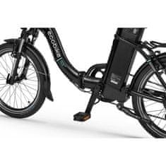 Eco Bike Even električno zložljivo kolo, 17,5 Ah, 630 Wh, črno