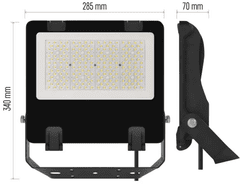 Emos reflektor LED, AVENO 100W NW, črn (ZS2443A)