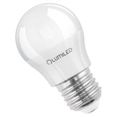 LUMILED 6x LED žarnica E27 P40 8W = 60W 806lm 6500K Hladno bela 180°