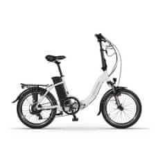 Eco Bike Even električno zložljivo kolo, 17,5 Ah, 630 Wh, belo