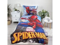 MARVEL COMICS SpiderMan Set posteljnine Zip, bombažna posteljnina 140x200 cm, Oeko-Tex