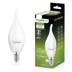 LUMILED 6x LED žarnica E14 BA35 5W = 40W 470lm 4000K Nevtralno bela 180°