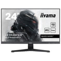 iiyama G-Master Black Hawk gaming monitor G2445HSU-B1 24" Črna, IPS, 100Hz, 1ms, FreeSync, HDMI, Display Port, USB Hub