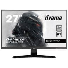 iiyama G-Master Black Hawk gaming monitor G2745HSU-B1 27" Črna, IPS, 100Hz, 1ms, FreeSync, HDMI, Display Port, USB Hub