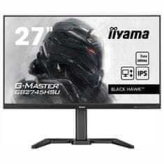 iiyama G-Master Black Hawk gaming monitor GB2745HSU-B1 27" črn, Ultra Slim Bezel, Full HD, 75Hz, 1ms, FreeSync, HDMI, Display Port, USB Hub, 100 Hz