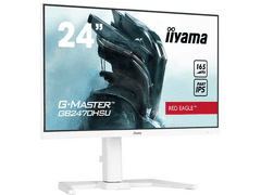 iiyama G-Master Red Eagle gaming monitor GB2470HSU-W5 23,8" bel, nastavljiv po višini, Full HD, 165Hz, 0,8ms, FreeSync, HDMI, Display Port, USB Hub